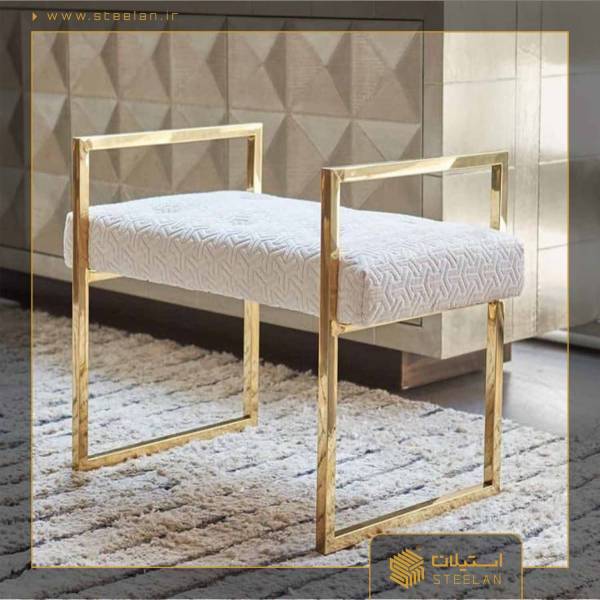 پاتختی استیل ۳۰۴ طلایی 