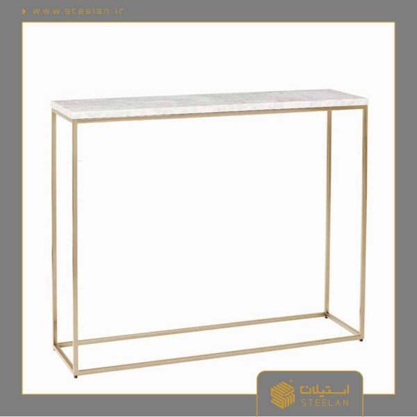 میزکنسول استیل طلایی pvd کد sc_3021