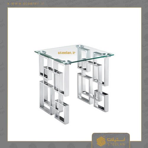 میزعسلی استیل سیلور مدل sm6040 
